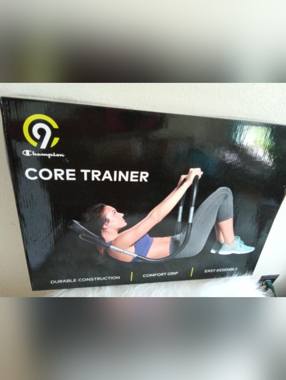 NIB Champion Core Trainer Ab Roller Crunch Sit-Up Workout Exercise Frame Padded